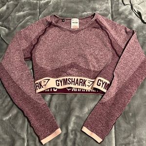 Gym Shark crop top and tights (low rise) set + a free gift